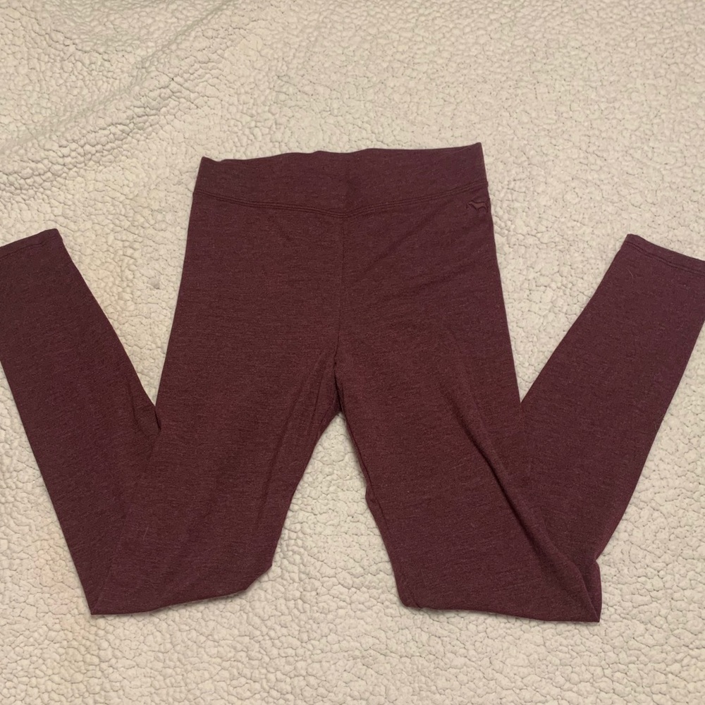 Maroon PINK VS Leggings - Picture 2 of 3